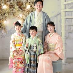 家族４人の753の写真