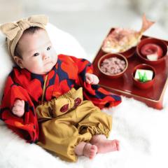 お食い初めの写真
