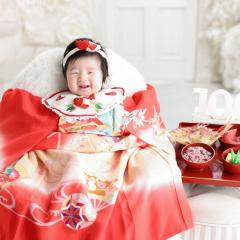 お食い初めの写真