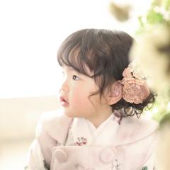 被布を着ている女の子