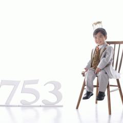 王様のような姿でお写真