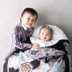 兄妹で仲良くお写真