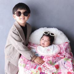 兄妹仲良くサングラス