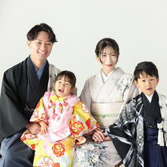 家族みんなで写真撮ったよ