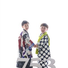 お兄ちゃんと一緒に写真撮ったよ