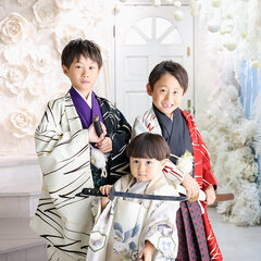 3兄弟で写真撮ったよ