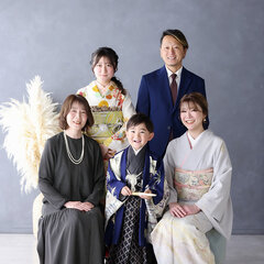 家族みんなで写真撮ったよ