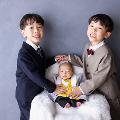 兄弟で写真撮ったよ