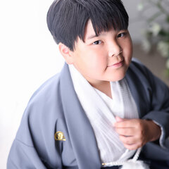 １０歳になった記念で写真撮ったよ